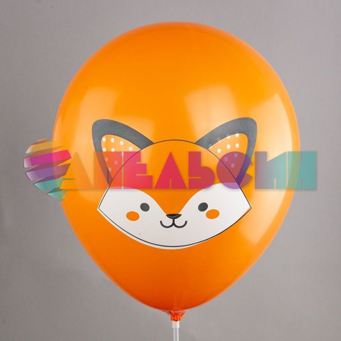 Шар латекс Зверята Лесные друзья 12"/30см 25шт/уп (Тайланд) Ч46335