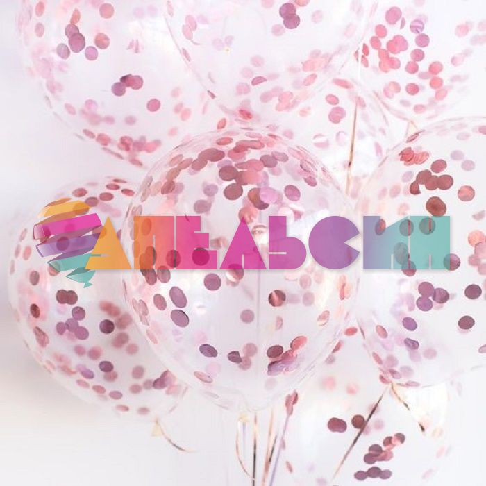Шар кристалл Прозрачный VV12"/30см 500 Clear 100шт/уп (Малазия) 711008