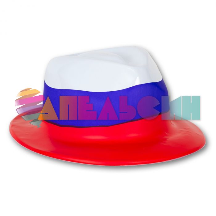 Карнавальная Шляпа Триколор /пластик 1501-3742