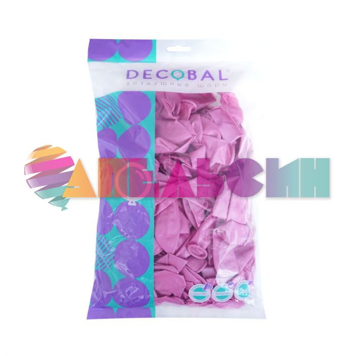Шар металлик Розовый DL12"/30см (1420) Pink 100шт/уп (Вьетнам) 3121420
