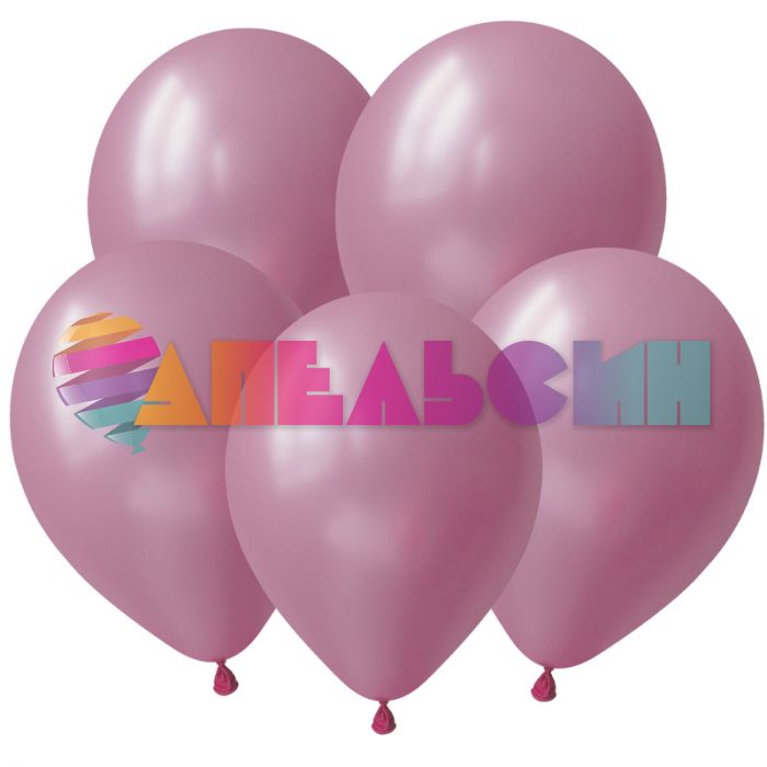 Шар металлик Розовый DL12"/30см (1420) Pink 100шт/уп (Вьетнам) 3121420