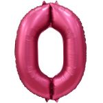 Шар цифра Розовый фуше Е40"/102см гранатовый сатин 0 (Китай) 1207-3281
