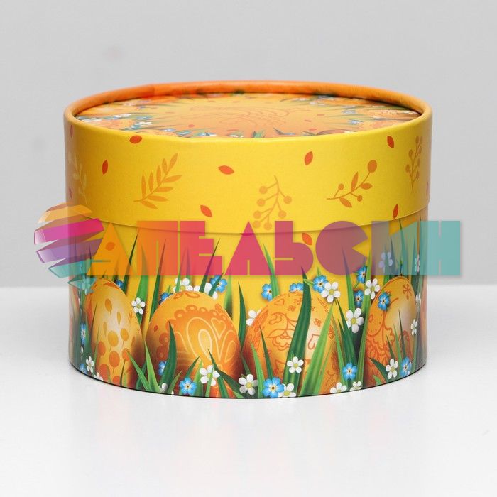 Коробка Пасхальные яйца и птица Феникс 8,5х13см 9543415
