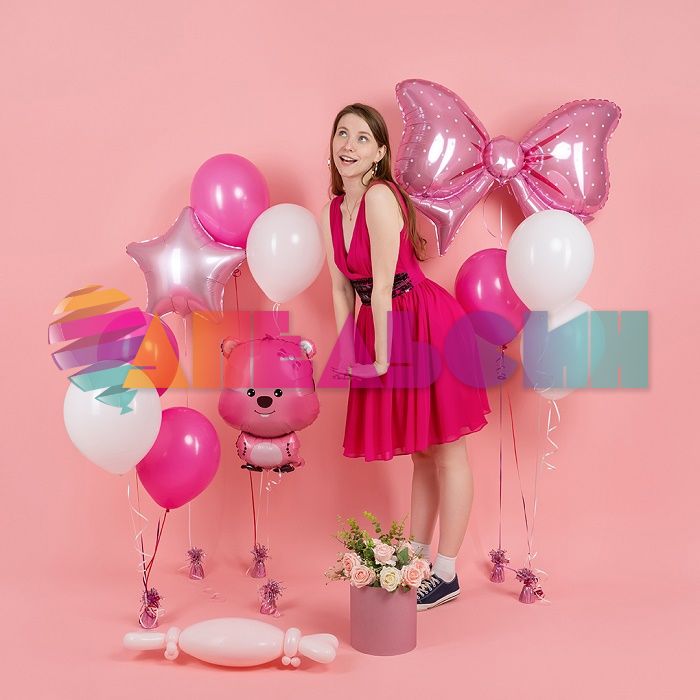 Шар фигура Бобр девочка FL24"/61см (Китай) 24599