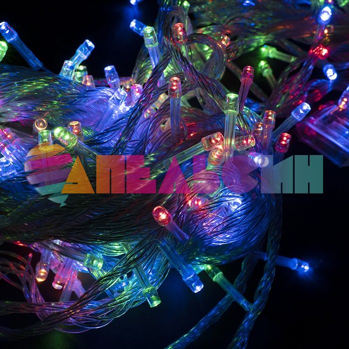 ЭГ нить 20м Мульти 200 Led 8 режимов IP14 512006