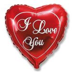 Шар фольга ILY Классика F23"/58см сердце (Испания) 205506