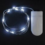 Светодиодная нить 1м Белый 10 LED на батарейках 512002