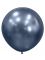 Шар хром Синий S24"/61см (944) Reflex Galaxy Blue галактический 3шт/уп (Колумбия) 420899