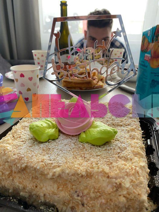 Топпер HB Эмблема черный 11х16см пластик 5214522
