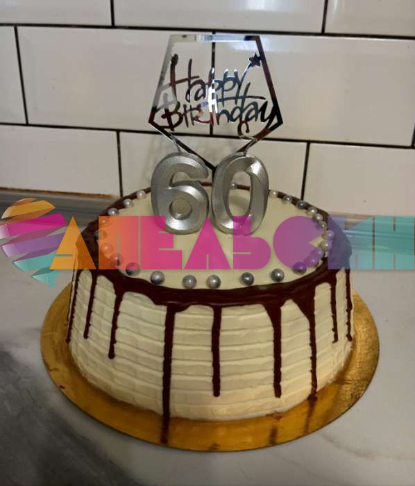 Топпер HB Эмблема черный 11х16см пластик 5214522