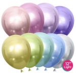 Шар хром Ассорти Ш12"/30см 9 цветов 50шт/уп (Китай) 912121
