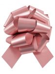 Бант Пыльная роза d=21см металл 5см шар 661121