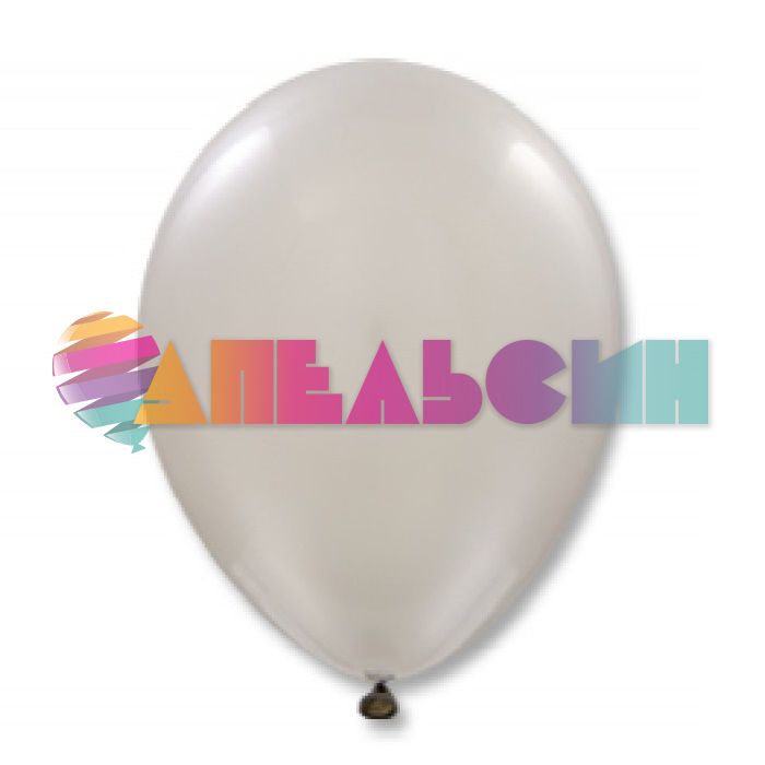 Шар металлик Серебро Е05"/13см Silver 50шт/уп (Китай) 1102-1605
