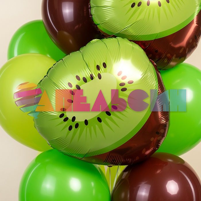 Шар фигура Киви FL21"/53см (Китай) 27409