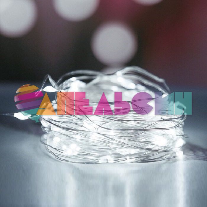 Светодиодная нить 20м Белый лунный 200 LED 512031