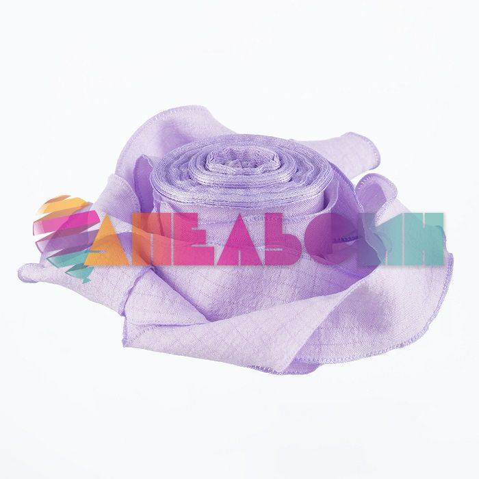 Лента Сиреневый 40мм 9,14м/рул тканевая 6233862