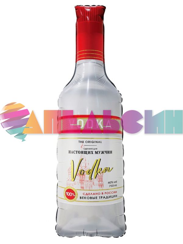 Шар фигура Бутылка водки FL37"/94см (Китай) 27276