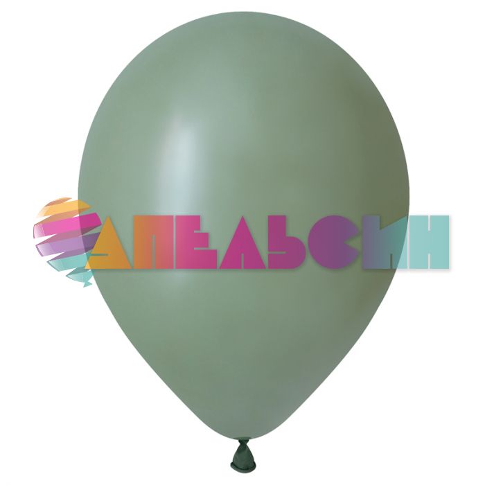 Шар пастель Зеленый DL12"/30см (264) Eucalyptus эвкалипт 100шт/уп (Вьетнам) 312264