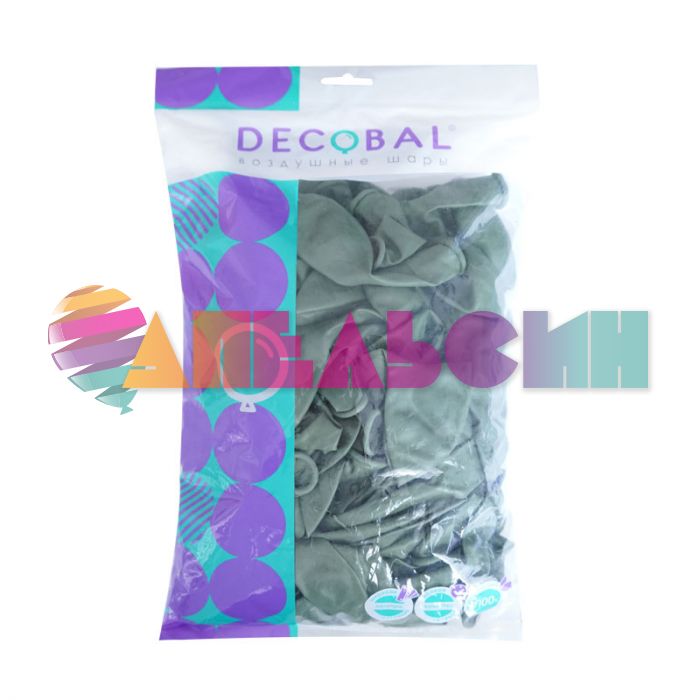 Шар пастель Зеленый DL12"/30см (264) Eucalyptus эвкалипт 100шт/уп (Вьетнам) 312264