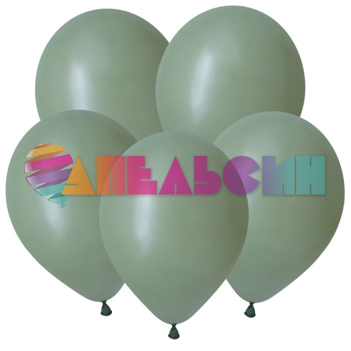 Шар пастель Зеленый DL12"/30см (264) Eucalyptus эвкалипт 100шт/уп (Вьетнам) 312264