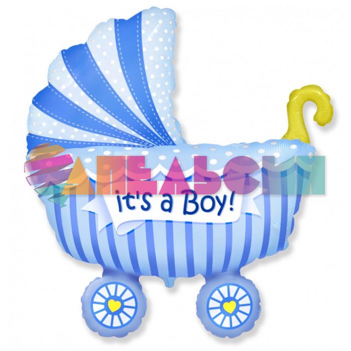 Мини фигура Каляска It`s a Boy F13"/33см (Испания) 902740
