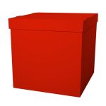 Коробка Красный 30х30х30см складная КВШ29