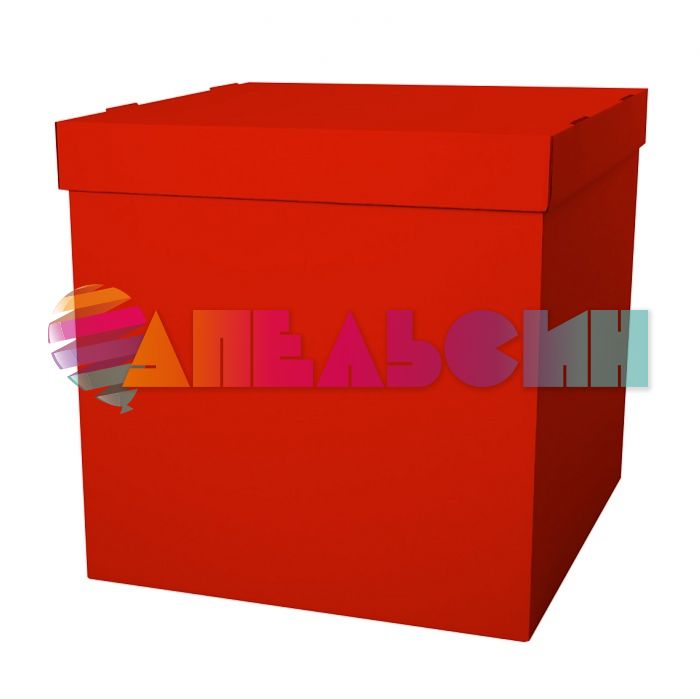 Коробка Красный 30х30х30см складная КВШ29
