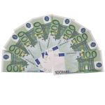 Деньги шуточные 100 евро 90шт/уп 9-50-0008