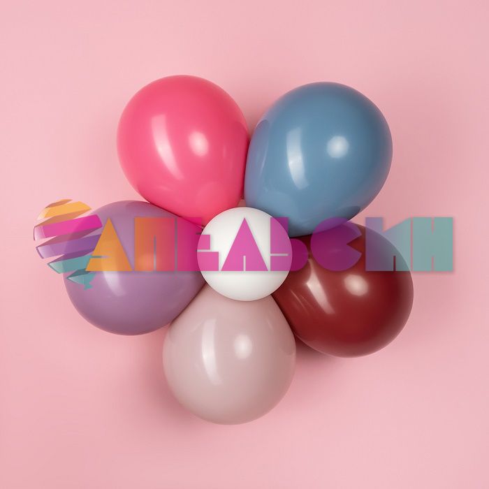 Шар пастель Сиреневый 512/05"/13см (P75) Lavender орхидея 100шт/уп (Китай) ретро 512-05P75