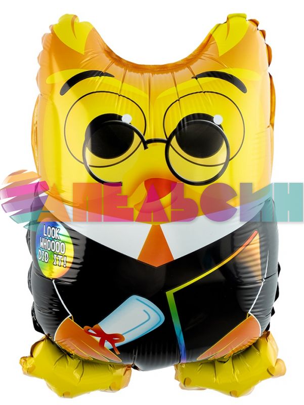 Мини фигура Сова выпускник FL14"/36см (Китай) 24585