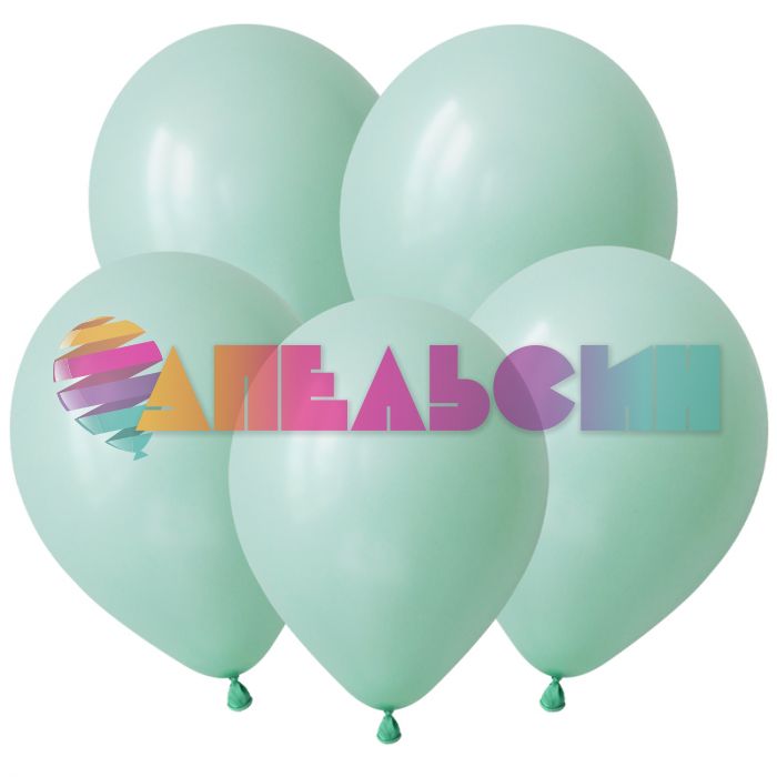 Шар пастель Зеленый DL12"/30см Matte green 100шт/уп (Вьетнам) макарунс 312263