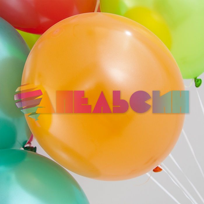 Шар металлик Оранжевый VV12"/30см Orange 100шт/уп (Малайзия) 711045