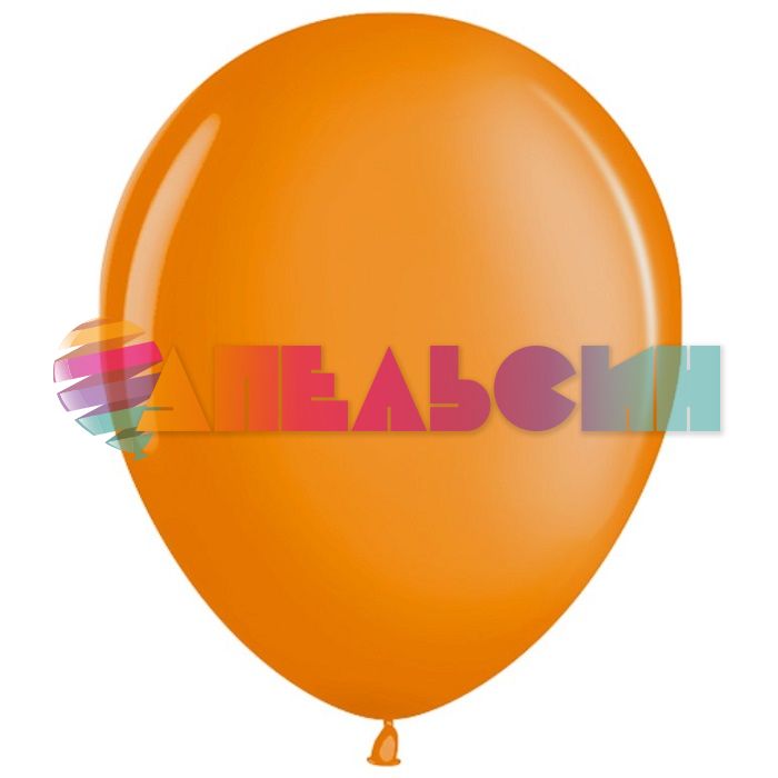 Шар металлик Оранжевый VV12"/30см Orange 100шт/уп (Малайзия) 711045