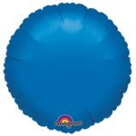 Шар круг Синий A18"/46см Blue (США) металлик 1204-0010