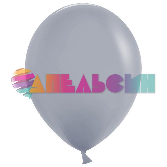 Шар пастель Серый Д10"/25см 100шт/уп (Китай) 610129
