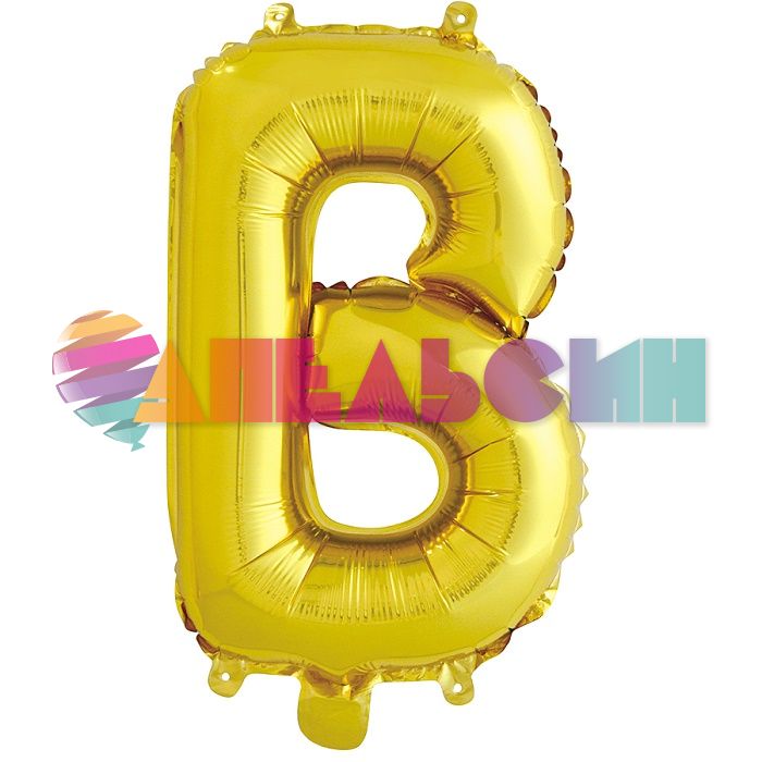 Шар буква FL16"/41см Золото В (Китай) 173912