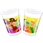 Стакан Цветочные Феи Disney 200мл 8шт/уп пластик 85244