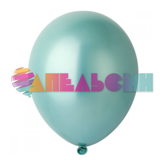 Шар хром Бирюза Е12"/30см 25шт/уп (Китай) 1102-1818