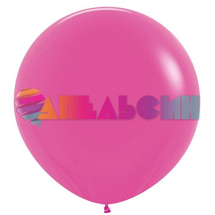 Шар пастель Розовый S24"/60см (012) Fuchsia Фуксия (Колумбия) 124012-1