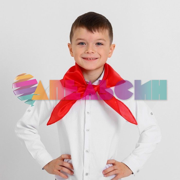 Галстук Пионерский красный 3631629-ПРОКАТ