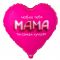 Шар фольга Мама ты лучшая Е18"/46см сердце (Китай) 1202-4165