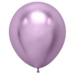Шар хром Сиреневый Д18"/46см 10шт/уп (Китай) 618005