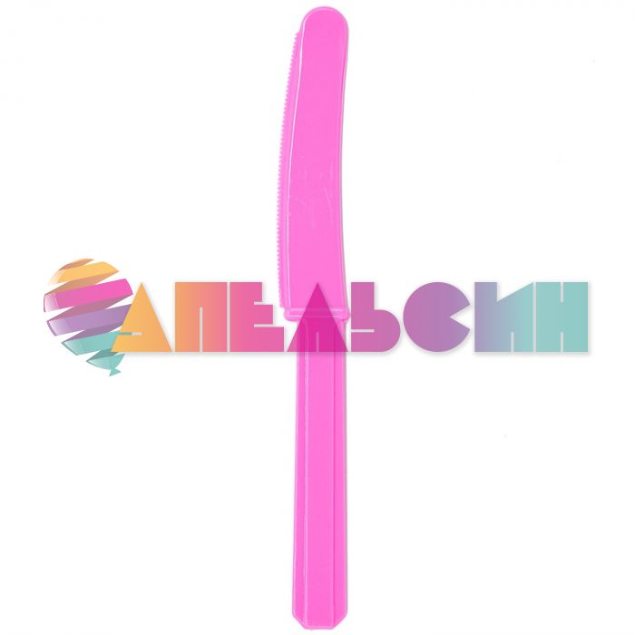 Набор приборов Розовый фуксия Bright Pink 24шт/уп пластик 1502-0905