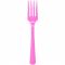 Набор приборов Розовый фуксия Bright Pink 24шт/уп пластик 1502-0905