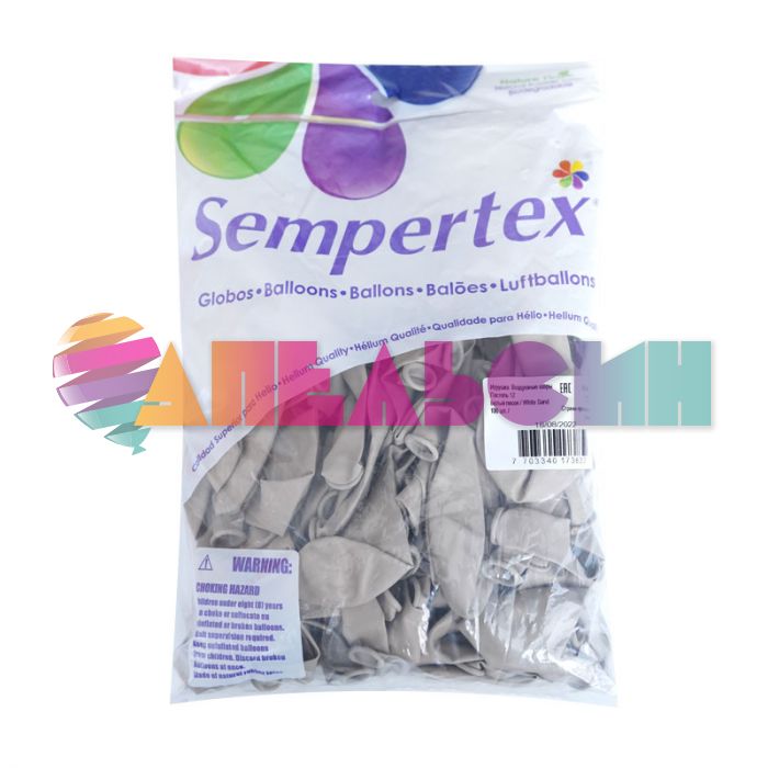 Шар пастель Бежевый S12"/30см (071) White Sand Белый песок 100шт/уп (Колумбия) 112071