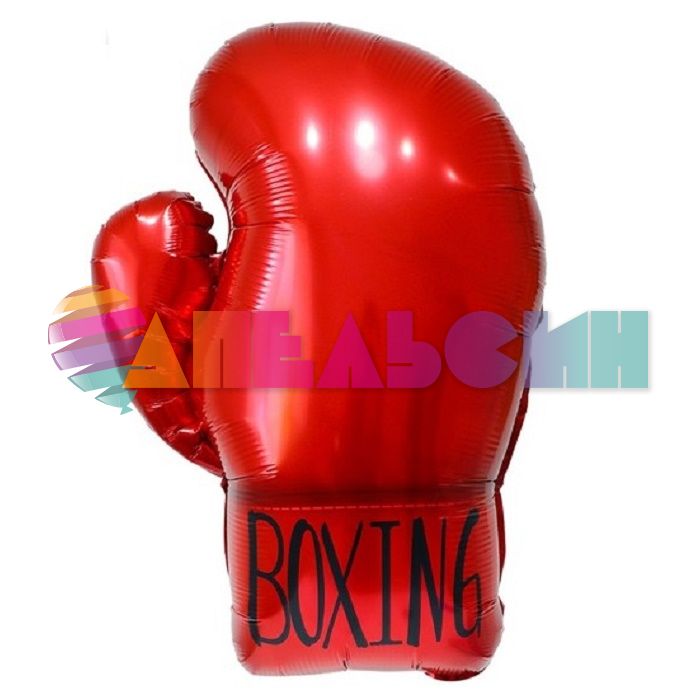 Шар фигура Боксерская перчатка красный Boxing FL26"/66см (Китай) 24788