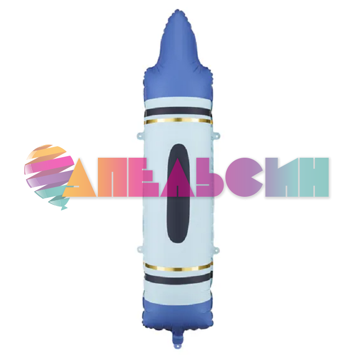 Шар фигура Фломастер синий PD43"/108см (Польша) 1207-2018