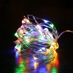 Светодиодная нить 3м Мульти 30 LED на батарейках 512010
