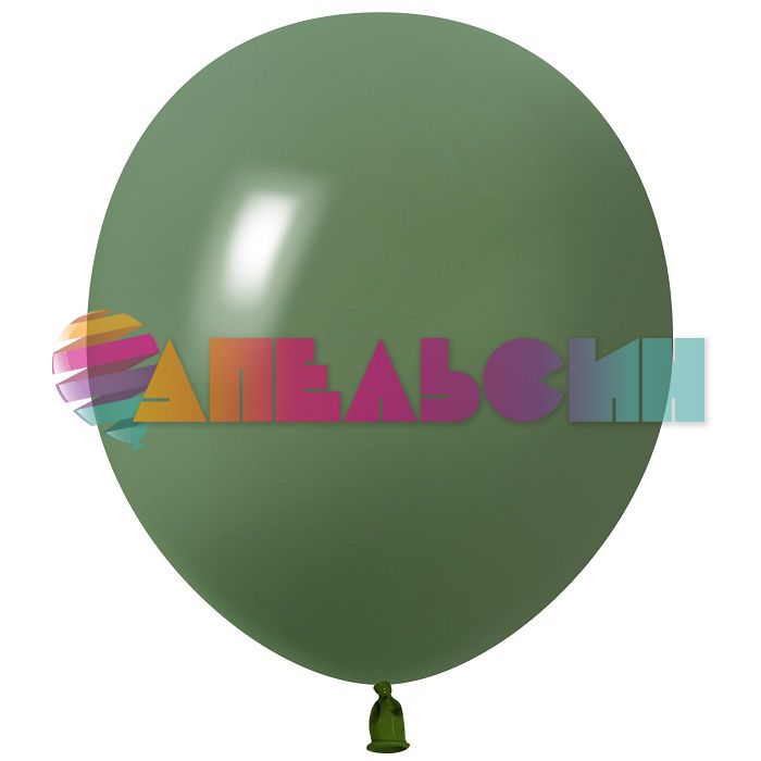Шар пастель Зеленый 512/12"/30см (S81) Avocado green авокадо 100шт/уп (Китай) ретро 512-12S81