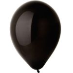 Шар пастель Черный Э12"/30см (298) Jet Black 50шт/уп (Малайзия) фэшн 1102-1631